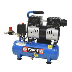 Αεροσυμπιεστής Oilfree Χαμηλού Θορύβου 6Lt 1,0Hp - ΜΟΝΟΜΠΛΟΚ - TOROS (#602086)