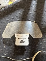 Touratech Spoiler Ζελατίνας Universal Με Κλειδί, 13cm bmw