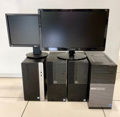 DELL OPTIPLEX 3050 5040 5050 7050 επίσης HP 400G6 και 3-4 μονιτορ