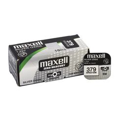 Mini Silver Battery Maxell 379/SR 521 SW/G0 1Τεμ.-thumb-1
