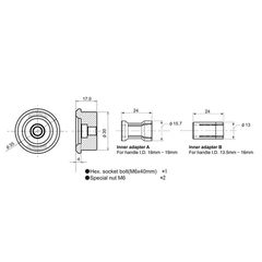 Daytona Adapter For Barend Mirror Universal-thumb-1