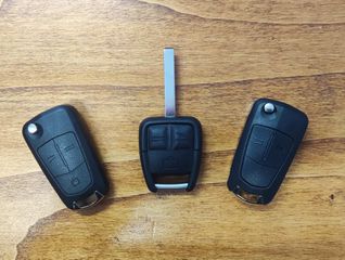 Κλειδί χειριστήριο για Opel Vectra C με προγραμματισμό και κοπή λεπίδας.