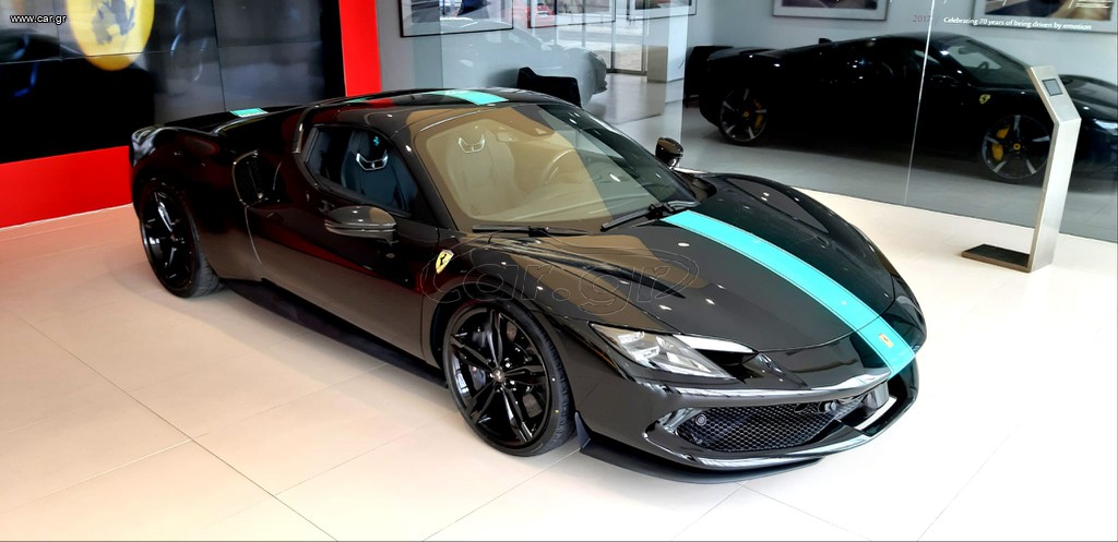 Ferrari 296 GTS 2025 Nero Ds & Blue corsa livery ΕΤΟΙΜΟΠΑΡΑΔΟΤΗ