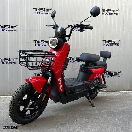 Ηλεκτρικά Πατίνια 2025 Ηλεκτρικό Cargo Σκούτερ TANK TELSTAR 2000W – 72V / 23Ah με Διπλή Σέλα – Νέο Μοντέλο 2025