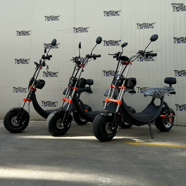 Ηλεκτρικά Πατίνια 2025 Ηλεκτρικό Σκούτερ TELSTAR CITY HARLEY C2-PRO / X2 – 249W / 48V / 23Ah LED