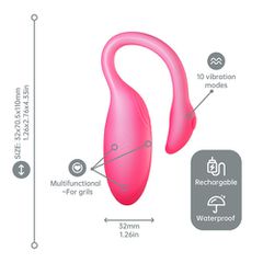 Magic Motion Flamingo Max Vibrating Bullet Pink-thumb-7