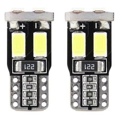 Amio – Λαμπάκια LED T10 W5W 12V 1W 5600K 6xSMD 5730 CANBUS Καρφωτά για Ισχυρό Λευκό Φωτισμό σε Καθημερινή Χρήση – Σετ 2 Τεμ. (01622/AM)
