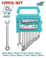 TOTAL ΕΠΑΓΓ. ΣΕΤ ΓΕΡΜ/ΓΩΝΑ ΚΑΣΤΑΝΙΑΣ ΙΣΙΑ 12ΤΕΜ / 8 - 19mm (THT102RK0126)