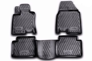 ΠΑΤΑΚΙΑ ΣΕ ΣΚΑΦΗ TPE ΛΑΣΤΙΧΟ ΓΙΑ NISSAN QASHQAI+2 09/2008-2014 ΣΕ ΜΑΥΡΟ ΧΡΩΜΑ NOVLINE - 4 ΤΕΜ.
