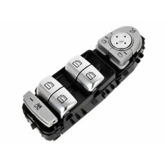 ΔΙΑΚΟΠΤΗΣ ΗΛΕΚΤΡΙΚΩΝ ΠΑΡΑΘΥΡΩΝ MERCEDES S-CLASS W222 '13-/ E-CLASS W213 ΑΣΗΜΙ ΠΛΗΚΤΡΑ/ ΜΑΥΡΗ / ΛΕΥΚΟ ΦΩΣ 4ΠΛΟΣ| 3PIN