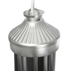 GLOBOSTAR® TRITON 203-0255 Vintage Κρεμαστό Φωτιστικό Οροφής με Ντουί 5 x E27 AC 220-240V IP20 - Ασημί & Γκρι - Μ50 x Π50 x Υ48cm-thumb-9