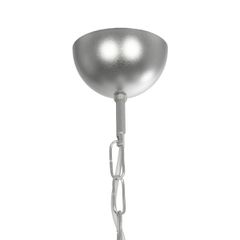 GLOBOSTAR® TRITON 203-0255 Vintage Κρεμαστό Φωτιστικό Οροφής με Ντουί 5 x E27 AC 220-240V IP20 - Ασημί & Γκρι - Μ50 x Π50 x Υ48cm-thumb-10