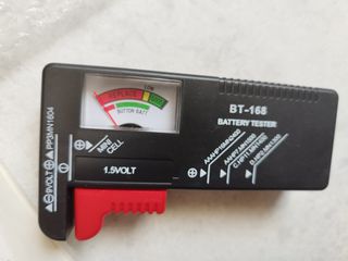 Αναλογικός Μετρητής Μπαταριών 1.5V Και 9V OEM BT-168