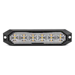 Amio - ΣΤΡΟΜΠΟ 12/24V 6xSMD LED 18W (6x3W) R65 R10 IP68 IP6K9K 122x30mm - 1 ΤΕΜ. (03930/AM)