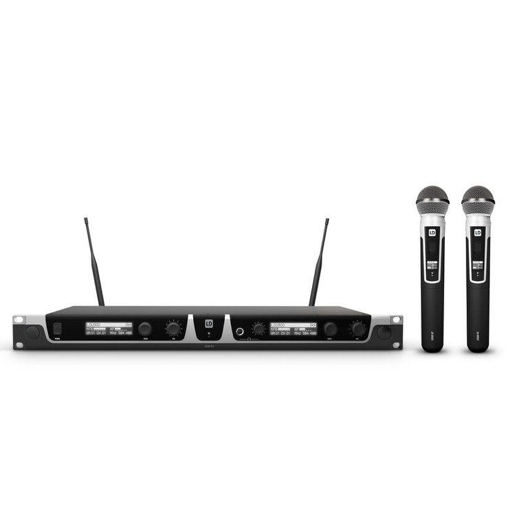 LD Systems LDU505HHD2 Dual - Wireless Microphone System with 2 x Dynamic Handheld Microphone - LD SYSTEMS