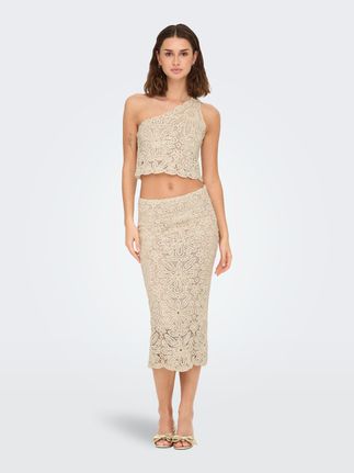 Only Alberte Mid Waist Long Skirt 15344887