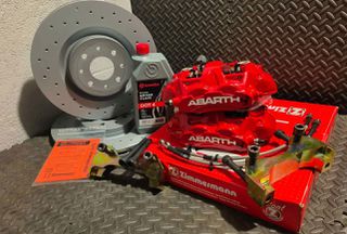 Fiat 500 595 abarth 4πίστονα brembo τετραπίστονα 305x28 Alfa Romeo Mito