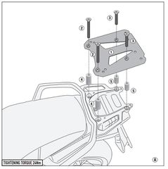 ΣΧΑΡΑ ΒΑΛΙΤΣΑΣ SR9226 GIVI ΓΙΑ CFMOTO 450 MT