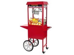 Μηχανή Popcorn  ΣΕΤ με καρότσι 150g /1350W Διαστάσεις 51x94x155.