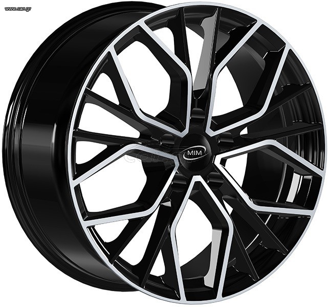 18'' MIM TECNOMAGNESIO ANKY  BLACK MIRROR ** GLOSSY BLACK  ( MADE IN ITALY)