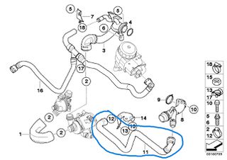 ΚΟΛΑΡΟ ΝΕΡΟΥ BMW E81 Ε82 Ε87 Ε88 Ε90 Ε91 Ε92 Ε93 Ε60 / Ν43 / ΘΕΡΜΟΣΤΑΤΗ - ΚΕΦΑΛΗ ''BMW Βαμβακάς''-thumb-4