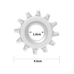 POWER PLUS Cockring 2 Clear-thumb-2