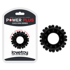 Lovetoy POWER PLUS Cockring Black-thumb-1