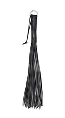Black Leather Whip Hard Bittersweet Punishment- 48 Strings