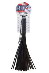 Black Leather Whip Hard Bittersweet Punishment- 48 Strings-thumb-4