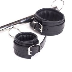 Spreader Bar deluxe set - Black Leather-thumb-1
