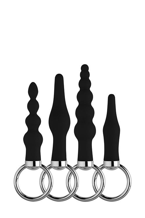 BACK UP BUTT PLUG KIT BLACK