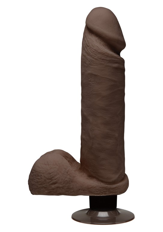 The Perfect D Vibrating 8 Inch Brown
