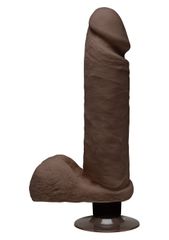 The Perfect D Vibrating 8 Inch Brown