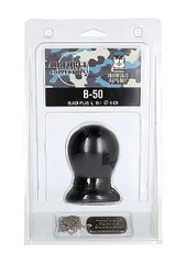 B-50 - Black Anal Plug-thumb-1