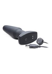 SILICONE USB VIBRATOR PLUG W/ROTATING BALLS AND CONTROL-thumb-5