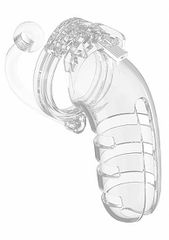 "Model 12 - Chasity - 5.5"" - Cage with Plug - Transparent"