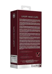 Luxury Hand Cuffs - Burgundy-thumb-4