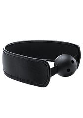 Ouch Brace Ball Gag - Black-thumb-2