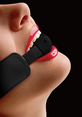 Ouch Brace Ball Gag - Black