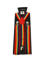 Rainbow Stripe 2.5cm Braces
