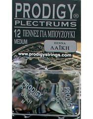 PRODIGY Πένες Μπουζουκιού - Τζουρά - Μπαγλαμα Λαϊκή Medium Abalone (Σετ 12τμχ)