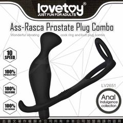 Ass Rasca Prostate Vibrating Plug Combo Lovetoy-thumb-1