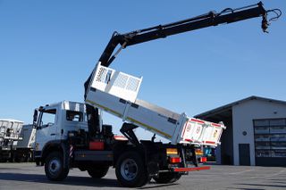Ανατροπή + Γερανός Mercedes-Benz 2010 ATEGO 16.24 / 4X4 / Ανατρεπόμενο + HDS HIAB 111 BS-2 / Πιλότος / Περιστρεφόμενος / Χειροκί-thumb-2