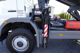 Ανατροπή + Γερανός Mercedes-Benz 2010 ATEGO 16.24 / 4X4 / Ανατρεπόμενο + HDS HIAB 111 BS-2 / Πιλότος / Περιστρεφόμενος / Χειροκί-thumb-4