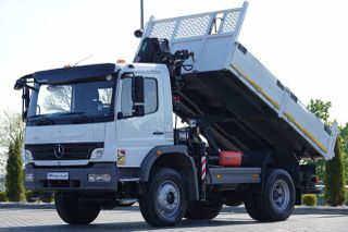 Ανατροπή + Γερανός Mercedes-Benz 2010 ATEGO 16.24 / 4X4 / Ανατρεπόμενο + HDS HIAB 111 BS-2 / Πιλότος / Περιστρεφόμενος / Χειροκί-thumb-7