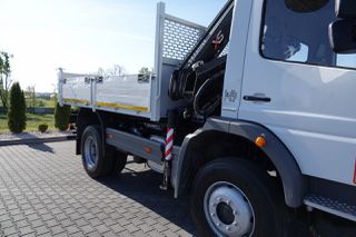 Ανατροπή + Γερανός Mercedes-Benz 2010 ATEGO 16.24 / 4X4 / Ανατρεπόμενο + HDS HIAB 111 BS-2 / Πιλότος / Περιστρεφόμενος / Χειροκί-thumb-14