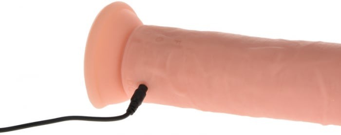Realistic Vibrator Remote Control Liquid Silicone  USB 24 cm