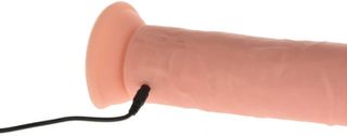 Realistic Vibrator Remote Control Liquid Silicone  USB 24 cm