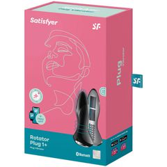 Rotator Plug 1 black Anal Vibrator App Controlled-thumb-1