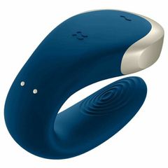 Satisfyer Double Love Blue App Controlled Vibrator-thumb-3